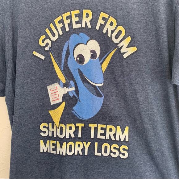 MENS DISNEY PUXAR FINDING DORY GRAPHIC SHIRT SOZE LARGE SOFT - Picture 2 of 3